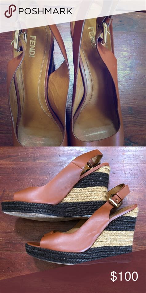 Women's Designer Fendi Wedges 